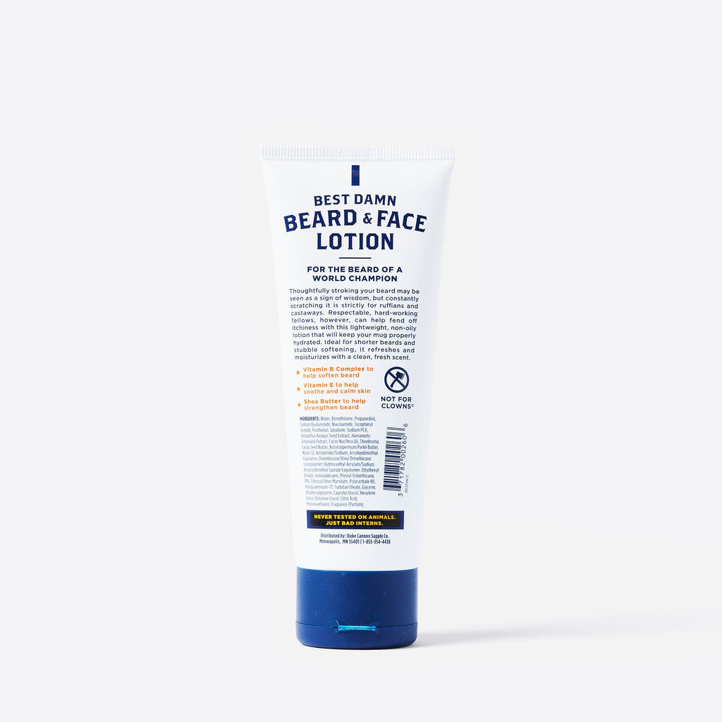 Best Damn Beard &amp; Face Lotion